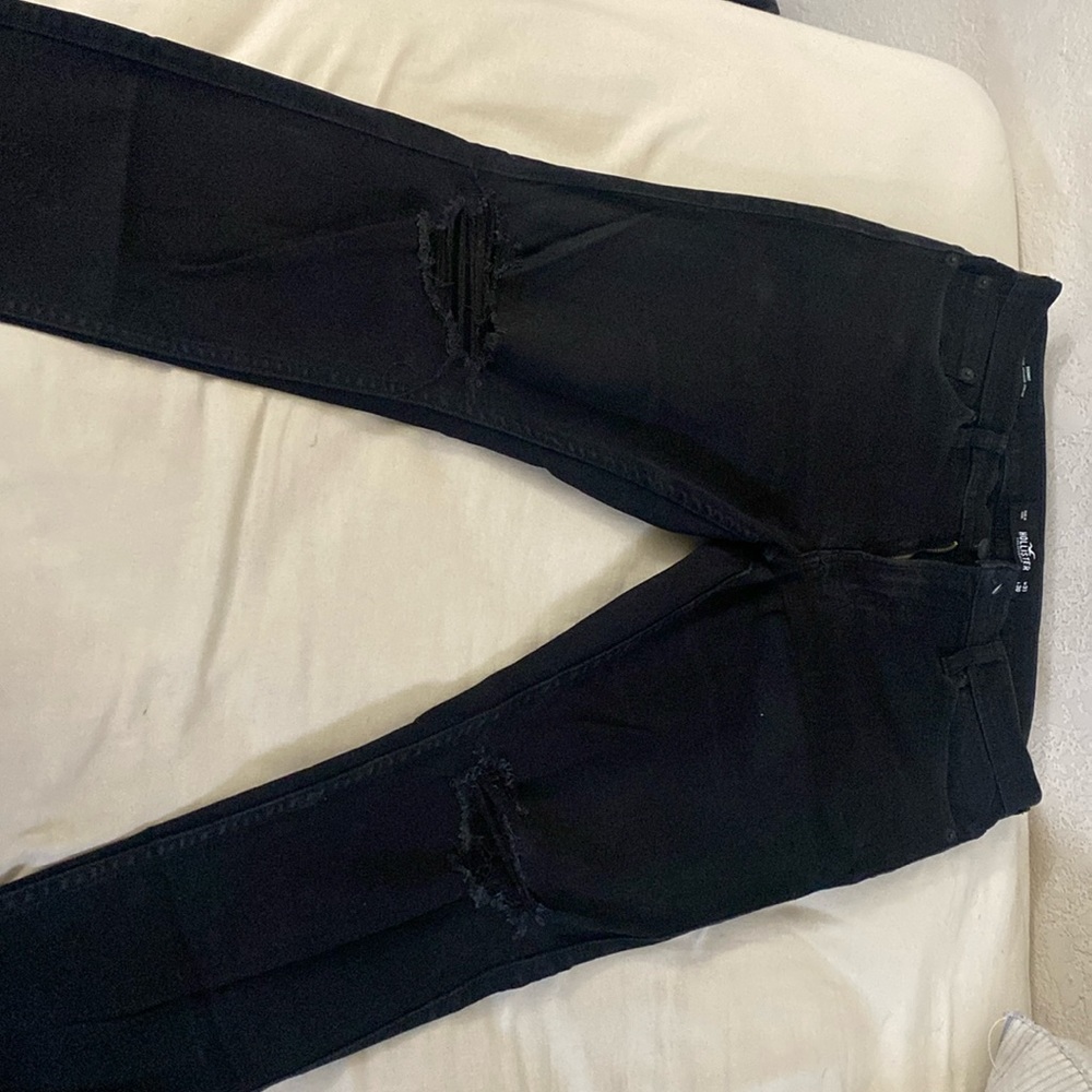 Mens Hollister Ripped Skinny Jeans